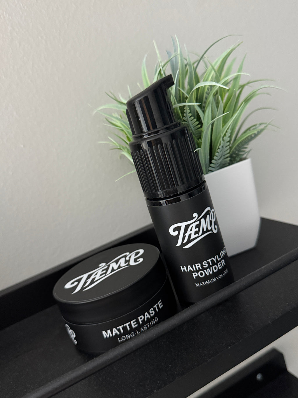 Original hair styling powder and matte paste combo photograph