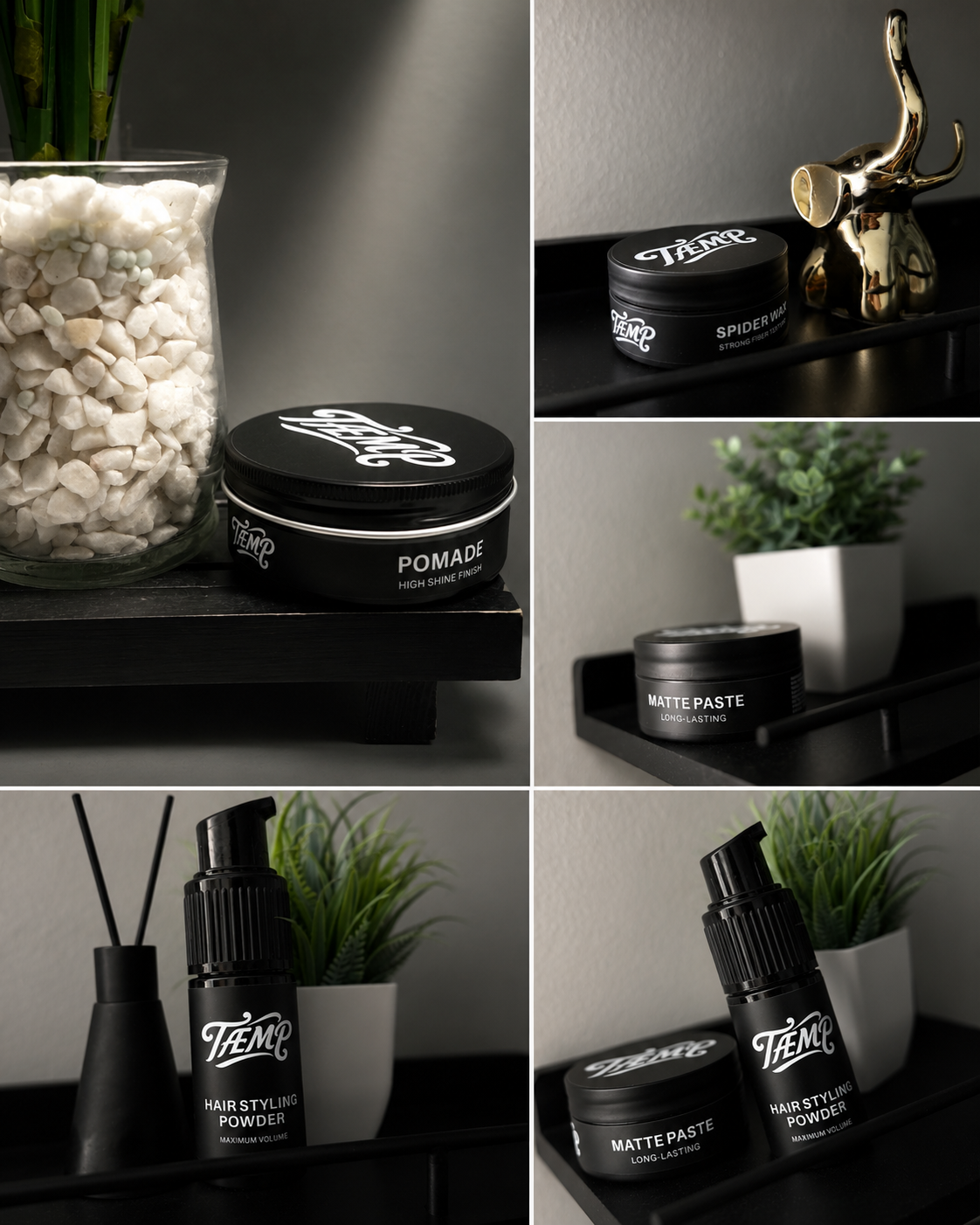 Temp styling products bulk assortment